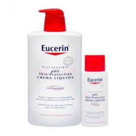 Eucerin Crema Líquida Eucerin 1L+125M - ZK-Despensaenlinea