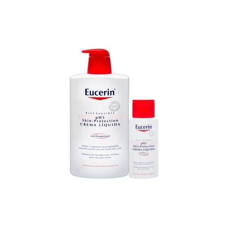 Eucerin Crema Líquida Eucerin 1L+125M - ZK-Despensaenlinea