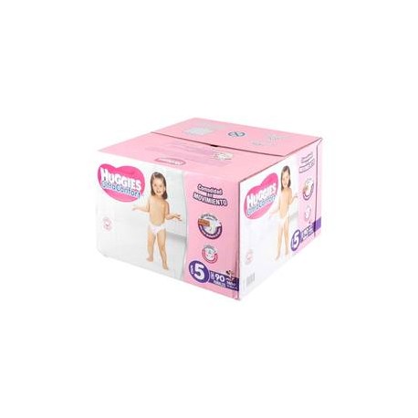 Kimberly Clark Pañales Etapa 5 Huggies Niña UltraConfort 90P - ZK-Despensaenlinea