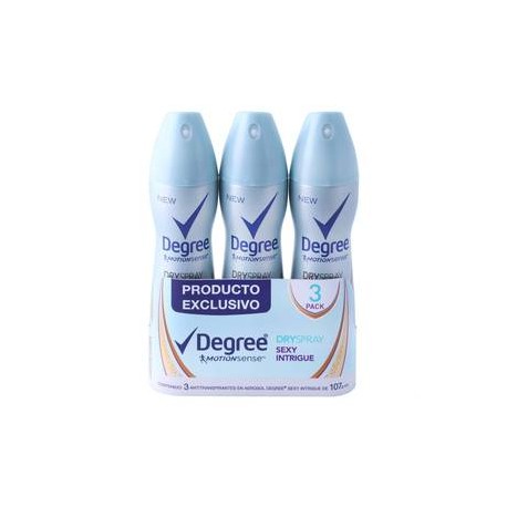 Unilever Antitranspirante Degree Sexy Intrigue con 3 piezas de 107 grs - Unilever ZK-Despensaenlinea