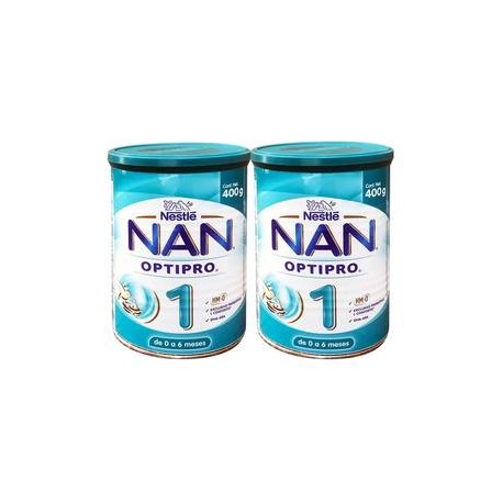 Nestlé Fórmula infantil NAN 1 2P/400G - ZK-Despensaenlinea