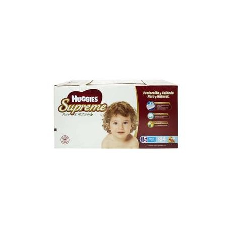 Kimberly Clark Pañales Etapa 5 Huggies Supreme Niño 84P - ZK-Despensaenlinea