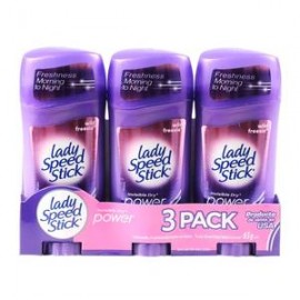 Colgate Palmolive Antitranspirante Lady Speed Stick Invisible Dry Power con 3 piezas de 65 grs - Colgate Palmolive ZK-Despensaen