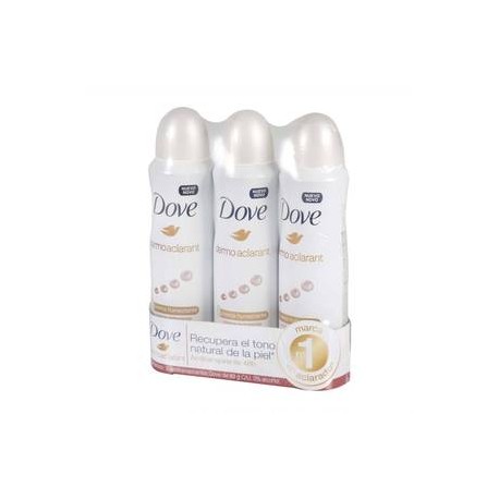 Unilever Desodorante Dove Dermo Aclarant con 3 piezas de 89 grs - Unilever ZK-Despensaenlinea