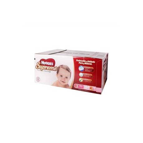 Kimberly Clark Pañales Etapa 3 Huggies Supreme Niña 84P - ZK-Despensaenlinea