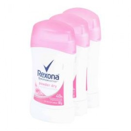 Unilever Desodorante Rexona Powder Dry 3P/45G - ZK-Despensaenlinea