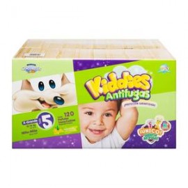 Kimberly Clark Pañales Talla 5 Chicolastic Kiddies Antifugas 120P - ZK-Despensaenlinea