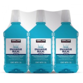 Kirkland Kirkland Signature, enjuague bucal sabor menta 3P/1.5L - KOZ-Despensaenlinea