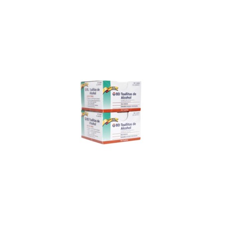 BD Ultra Fine Toallitas con Alcohol 2P/100T - KOZ-Despensaenlinea