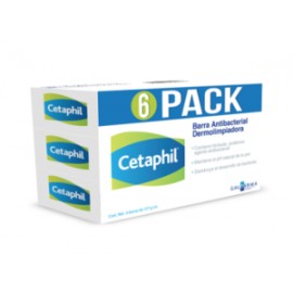 Cetaphil Jabon en barra antibacterial 6P - KOZ-Despensaenlinea