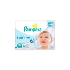 Procter & Gamble Pañales Etapa 4 Pampers Sensitive Piel Sensible 62P - ML-Despensaenlinea