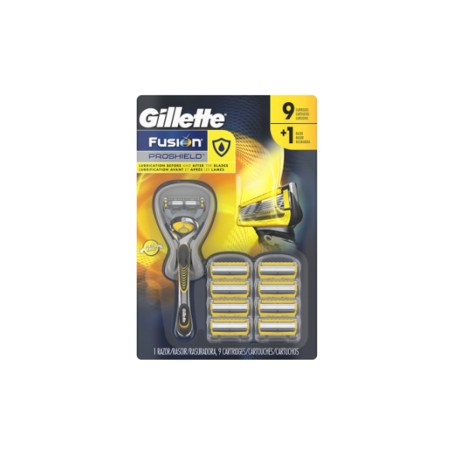Procter & Gamble Rastrillo + cartuchos 10P Gillette proshield - KOZ-Despensaenlinea