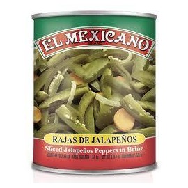 El Mexicano Media Caja Chiles Rajas 800G/6P-Despensaenlinea