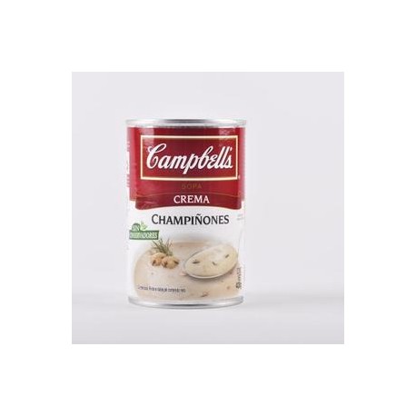 La Costeña Caja sopa Campbell's crema de champiñones 24P/420G-Despensaenlinea