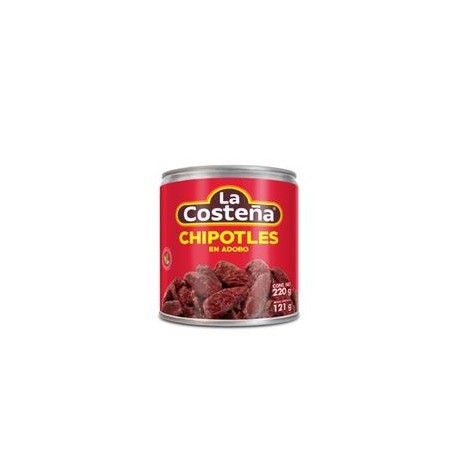 Abeto Media caja chiles chipotles La Costeña 12P/220G-Despensaenlinea