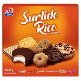 Pepsico Caja galleta Surtido Rico Gamesa 436G/12P-Despensaenlinea